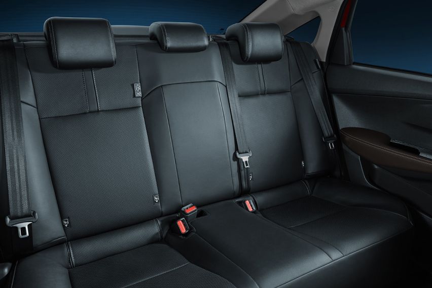 Toyota Vios rear seat