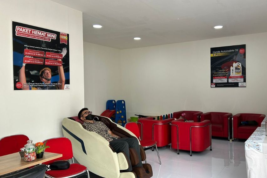 Posko Siaga mudik Honda