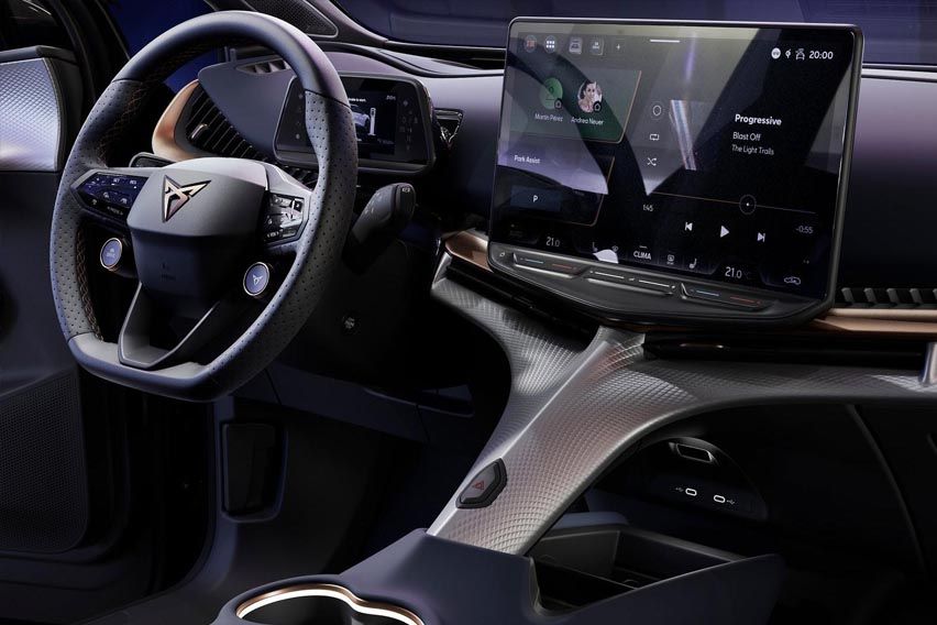 all-new Cupra Tavascan cabin