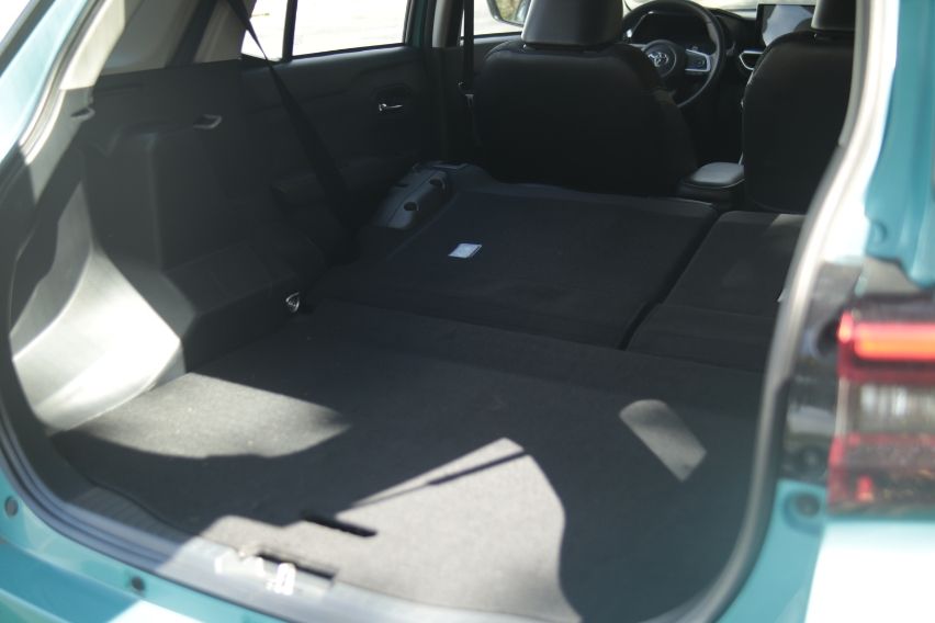Toyota Raize Turbo Seats Folded