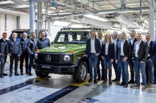 Mercedes-Benz G-Class reaches 500k production milestone