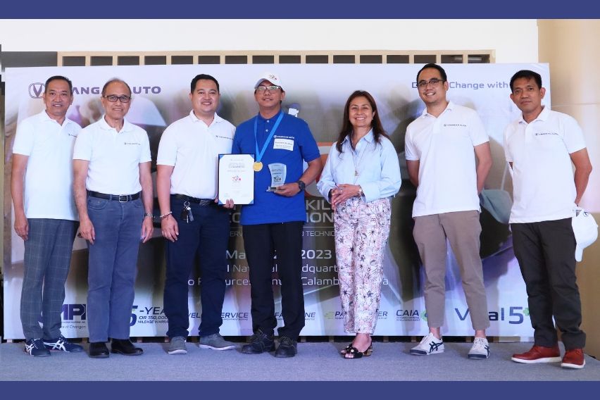 Changan Philippines awarding service crew