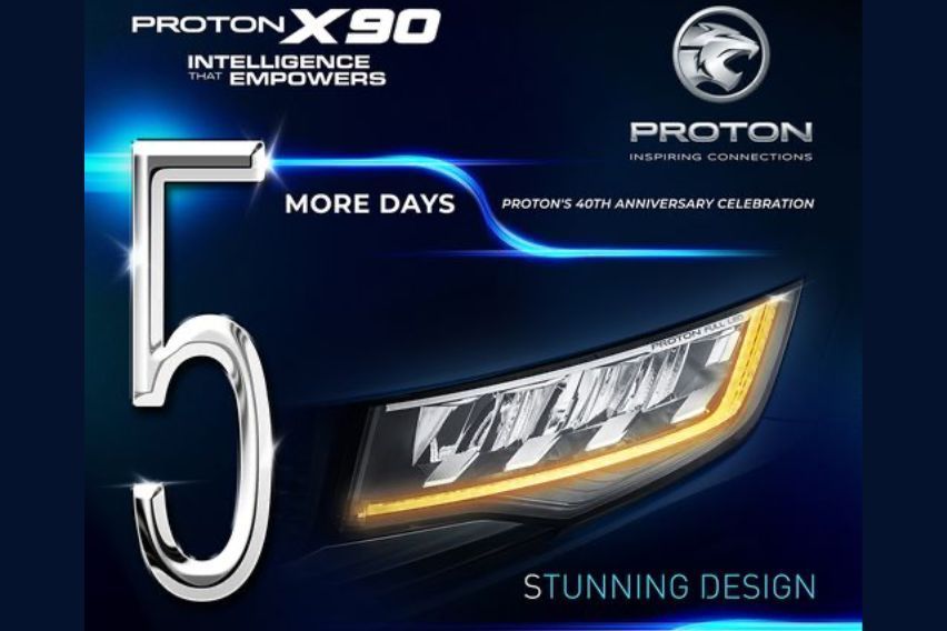 Save the date! Proton X90 three-row SUV launch on May 7