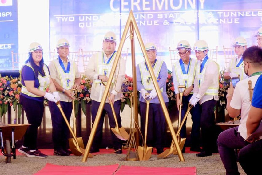 Metro Manila Subway Quezon Avenue and East Avenue stations groundbreaking (3)