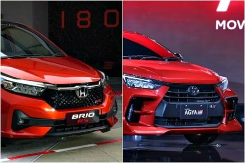 Komparasi New Honda Brio RS Lawan All New Toyota Agya GR Sport, Mana Lebih Menarik?