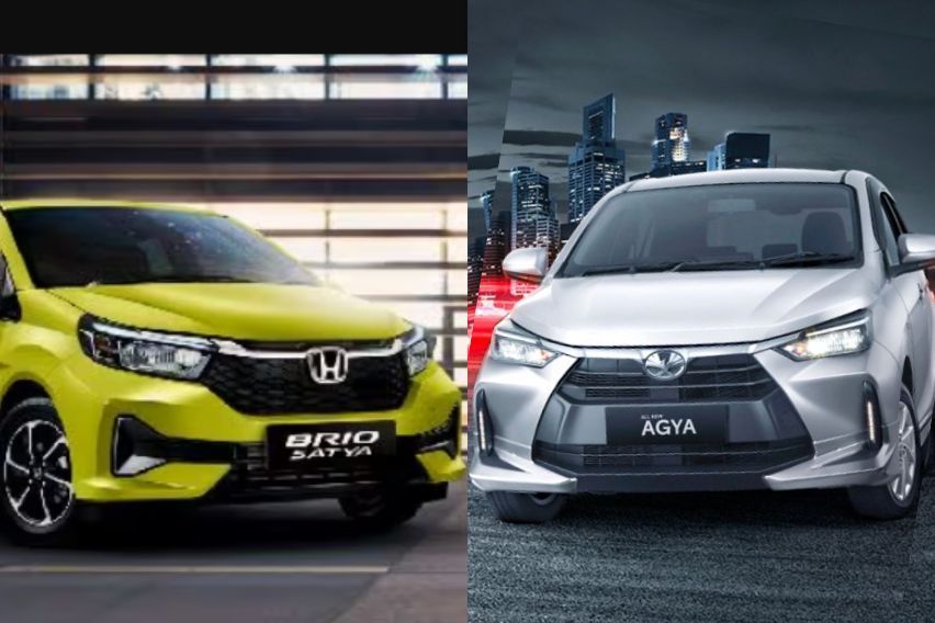 Small cars, big rivalry: 2023 Honda Brio vs. 2023 Toyota Agya/Wigo 