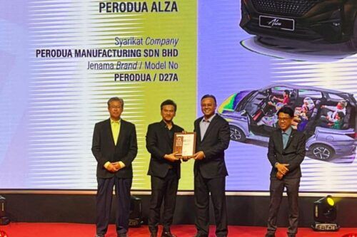 Perodua Alza takes home Malaysia Good Design Award 2022