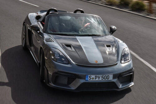 New Porsche 718 Spyder RS represents the evolution of the Boxster formula New Porsche 718 Spyder RS represents the evolution of the Boxster formula