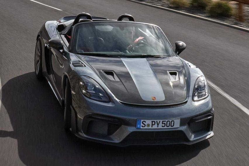 New Porsche 718 Spyder RS represents the evolution of the Boxster formula New Porsche 718 Spyder RS represents the evolution of the Boxster formula