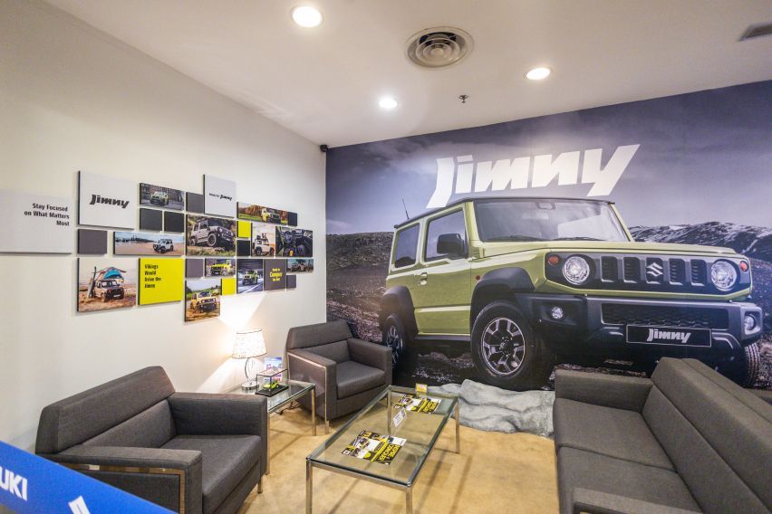 Suzuki Jimny Corner opens at Naza Skylounge in Subang