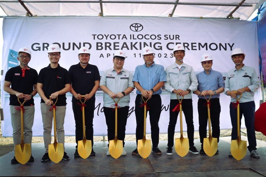 Toyota breaks ground of 74th PH dealership in Ilocos Sur 