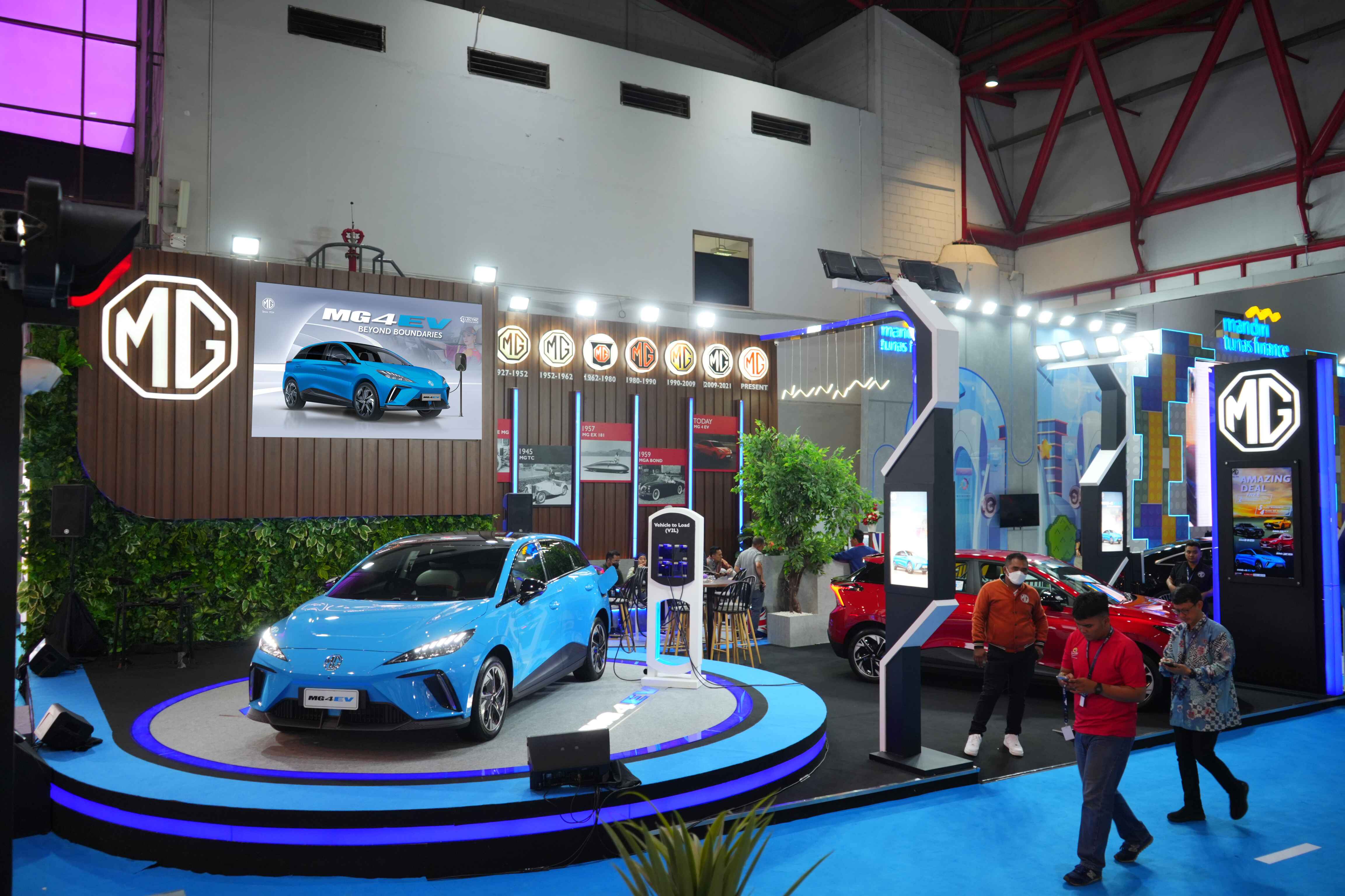 MG Motor Indonesia Bawa 4 Model Kendaraan EV di PEVS 2023