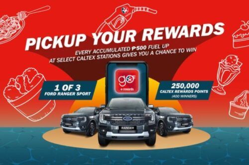 Win a Brand-New Ford Ranger Sport in Caltex ‘Pickup Your Rewards’ raffle