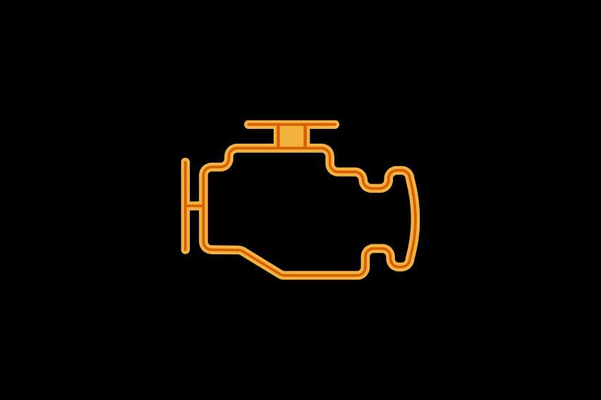 Engine warning light