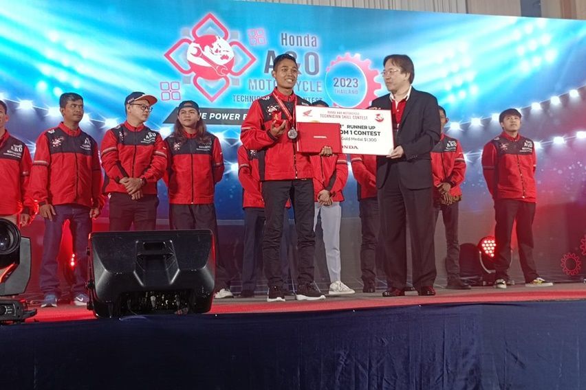 Teknisi asal Bandung Sabet Juara 2 di Kompetisi Teknik Sepeda Motor se-Asia Oceania