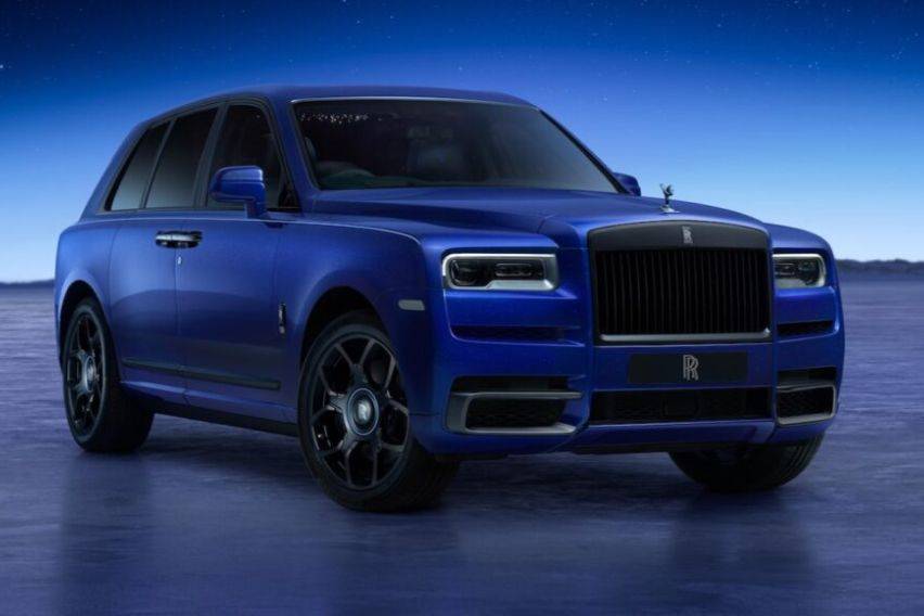 Meet Rolls-Royce's new masterpiece, the Black Badge Cullinan Blue Shadow