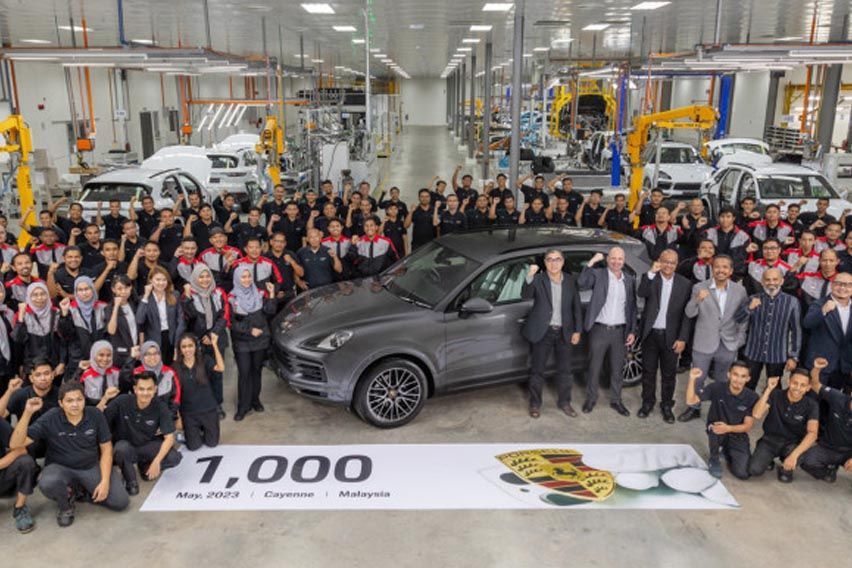 Locally assembled Porsche Cayenne reaches 1k production milestone 