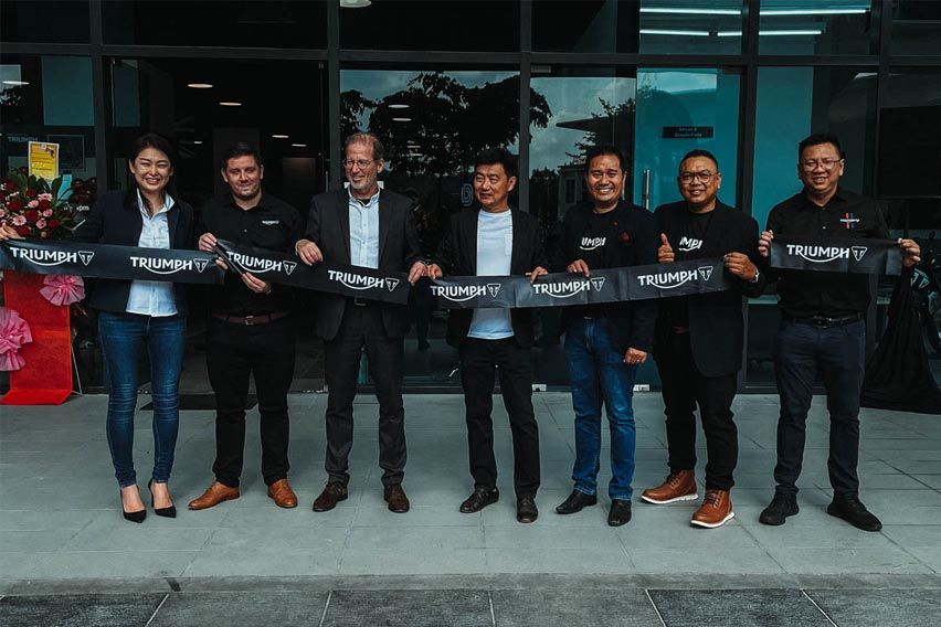 Triumph opens three new showrooms