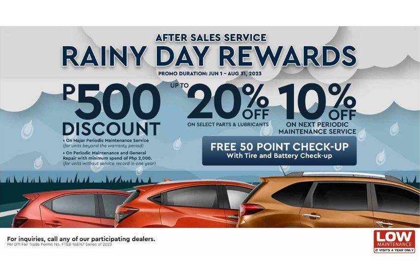 Honda Cars PH Offers Special After-Sales Deals this Rainy Season