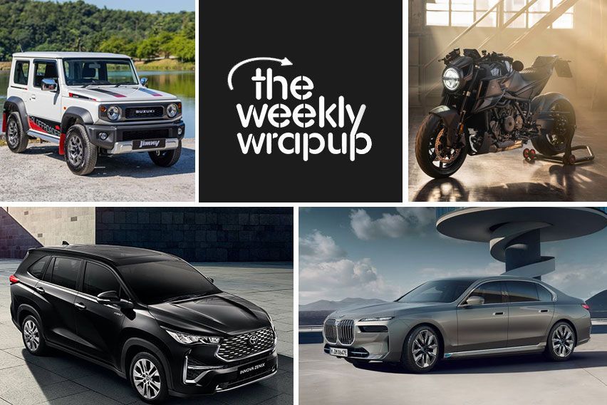 Weekly wrapup: 2023 Toyota Innova Zenix, 2023 Suzuki GSX-8S,  2023 Suzuki V-Strom 800DE, Suzuki Jimny Rhino Edition launch; Omoda 5 & Tiggo 8 Pro coming soon