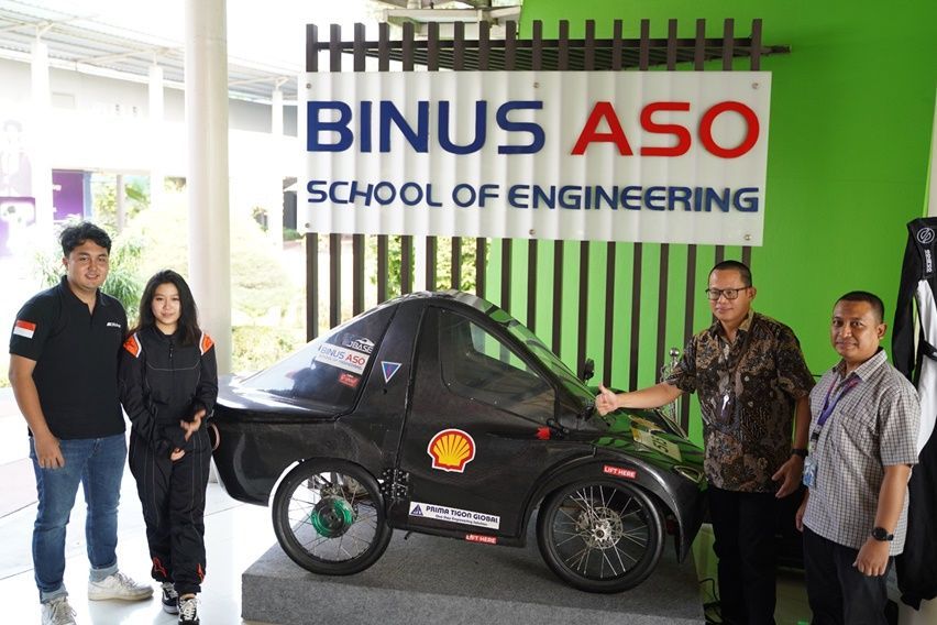 BINUS ASO School of Engineering Kembali Turun di Ajang Shell Eco-Marathon 2023