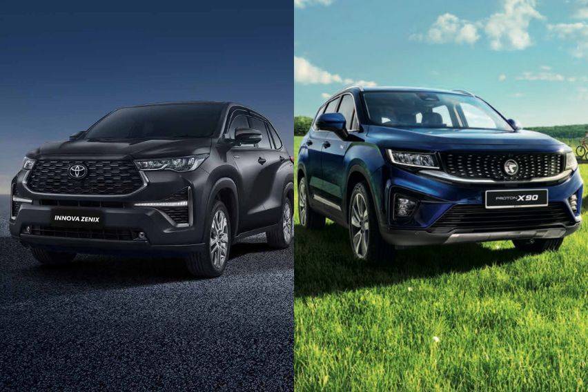 2023 Toyota Innova Zenix vs Proton X90: Battle of new three-row SUVs