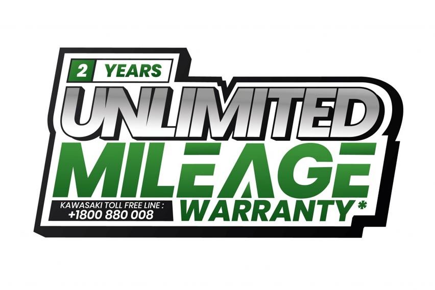 All Kawasaki & Modenas models to enjoy two-year unlimited mileage warranty 