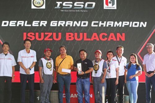 Isuzu Bulacan Wins 18th Isuzu Service Skills Olympics