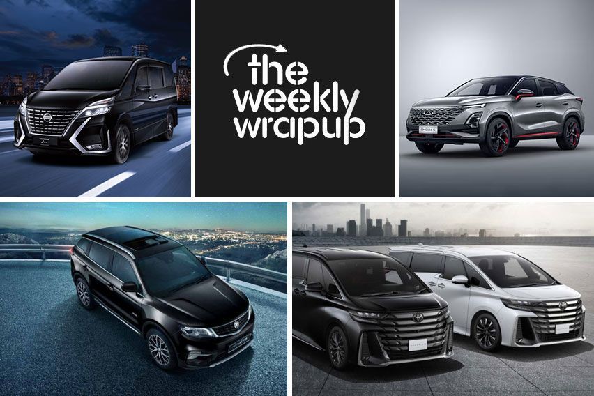 Weekly wrapup: Chery Omoda 5, Chery Tiggo 8 Pro,  Nissan Serena J Impul, Proton X70 Premium X, 2023 Kia Niro EV, & Isuzu D-Max 1.9L Standard launched; New Toyota Alphard & Vellfire booking open 