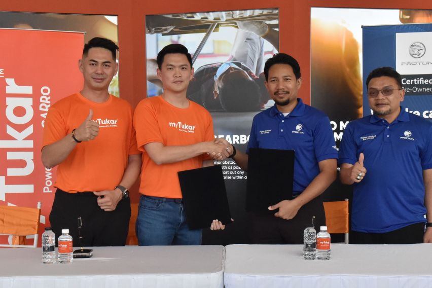 Proton collabs with My Tukar, MUV and CARSOME 