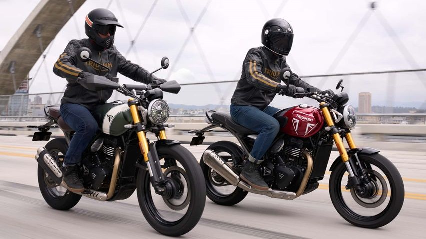 triumph speed and scrambler
