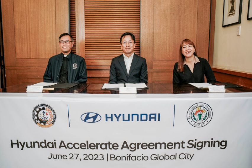 Hyundai Motor PH Teams Up with Don Bosco Technical Institute and DepEd TAPAT for 'Hyundai Accelerate'