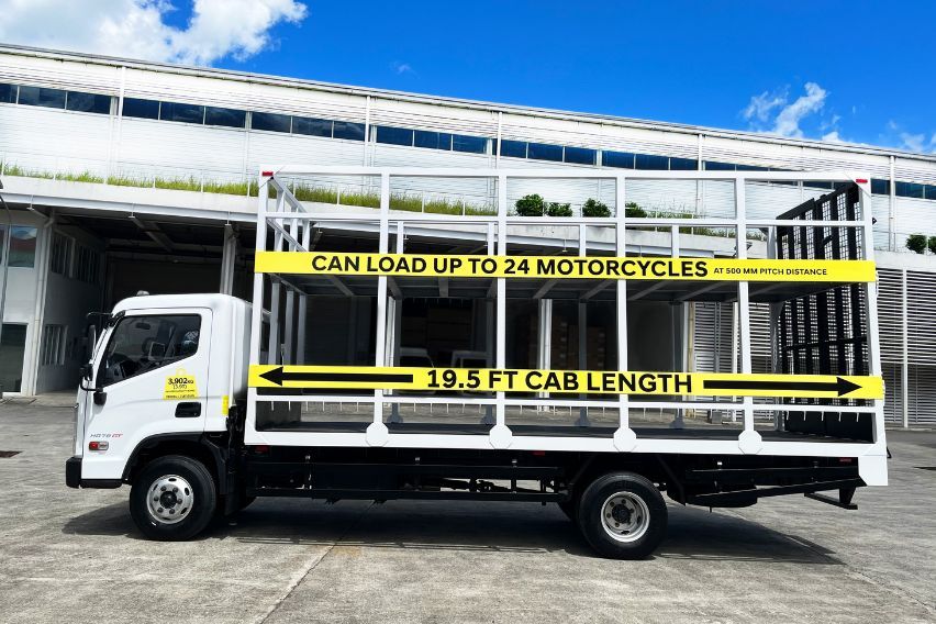 Hyundai HD78 GT Motorcycle Carrier