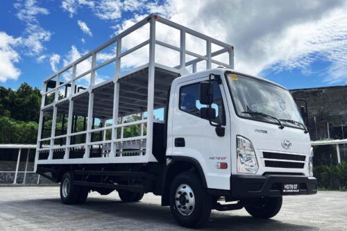 Hyundai PH Introduces Motorcycle Carrier Body Application of HD78 GT