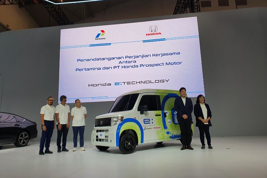 Honda N-Van EV Prototype Pertamina Patra Niaga