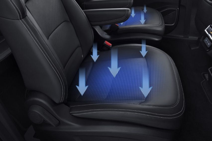 ventilated front seats