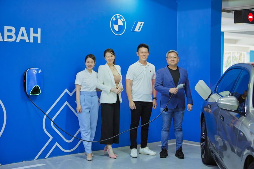 Regas Premium opens first BMW EV charging station in Sabah