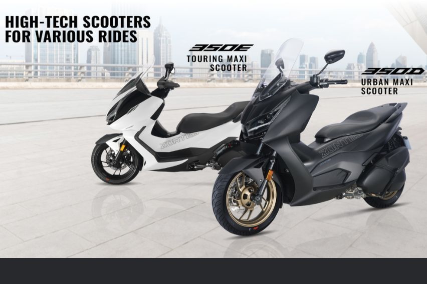 Malaysia gets two new Zontes 349-cc scooters, price begins at RM 23k