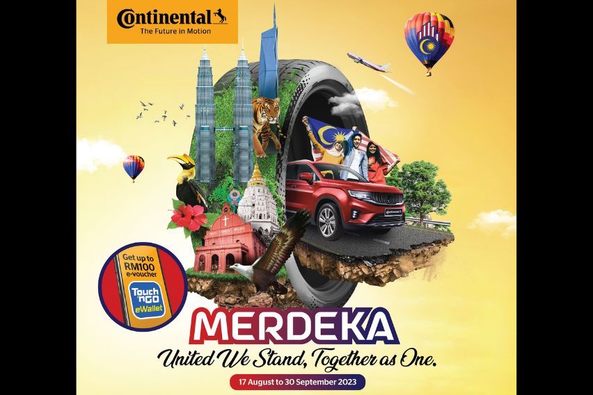Continental, Dunlop & Viking Tyres offer exclusive deals for 66th Merdeka Day celebration