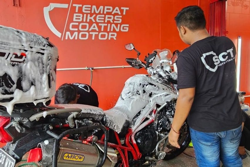 SCT detailing dan coating motor