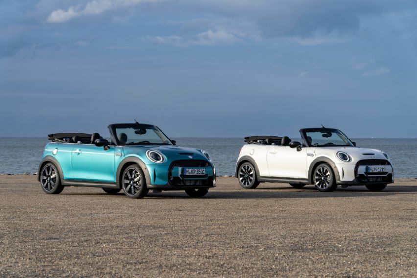 Experience ultimate freedom in beach-inspired style with Mini Convertible Seaside Edition