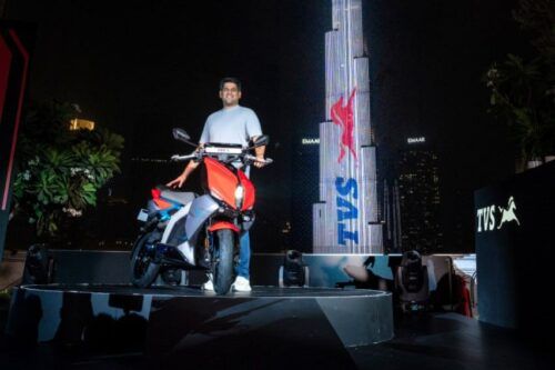 TVS X Electric Scooter Makes Global Debut in India