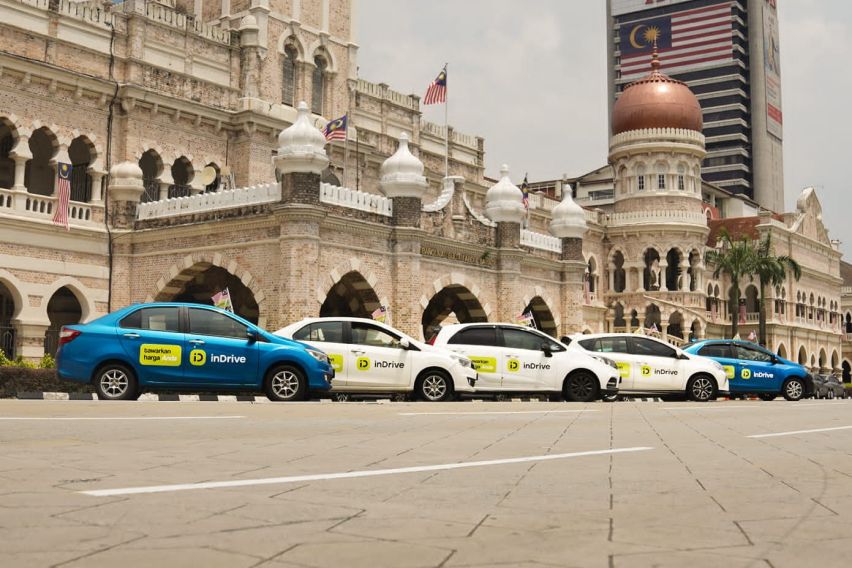 inDrive convoy from Putrajaya to Dataran Merdeka