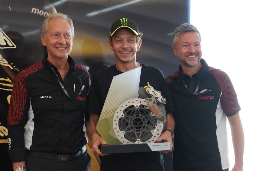 Brembo recognizes Rossi for successful MotoGP career