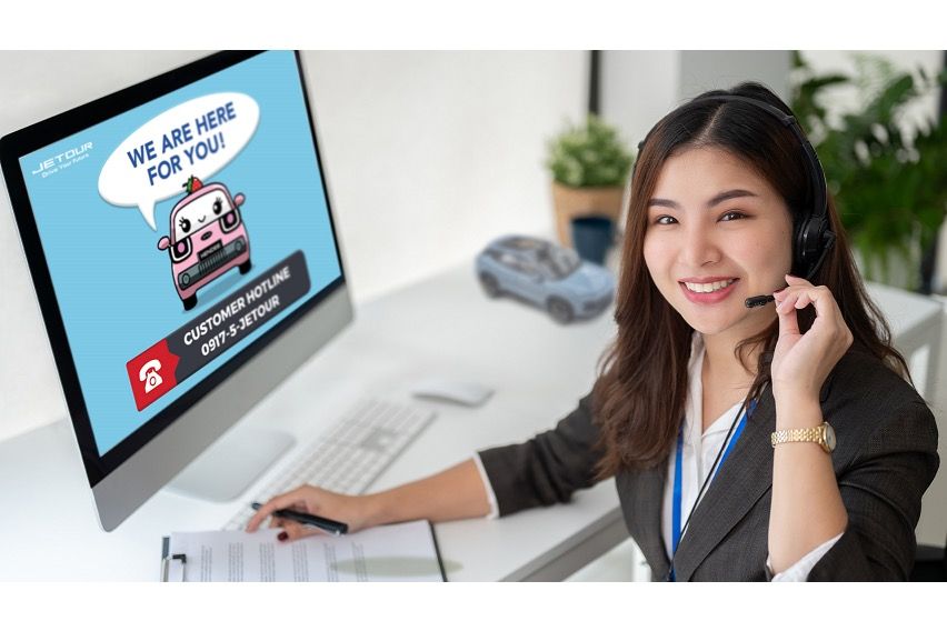 Jetour chatbot and customer hotline