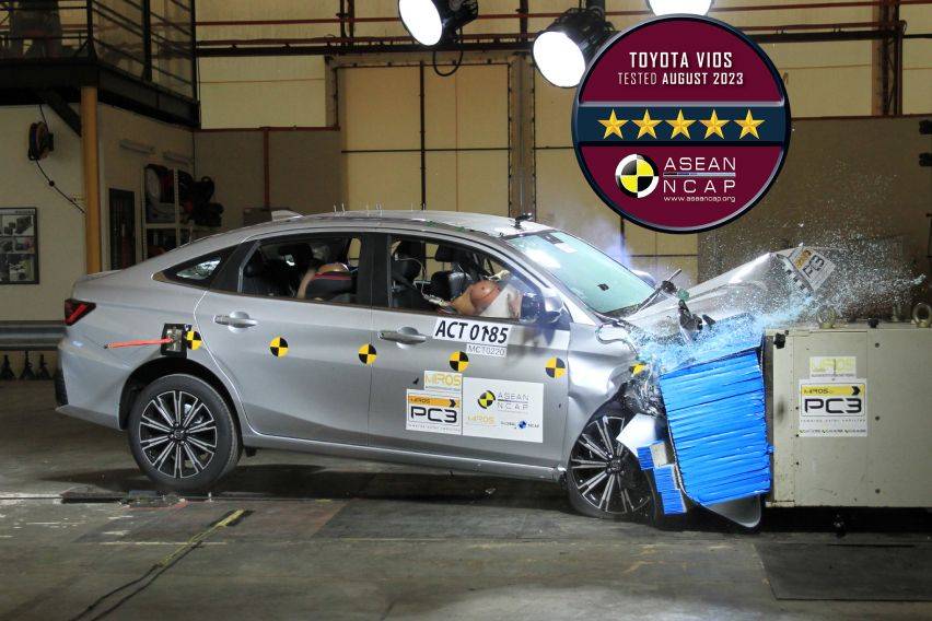 2023 Toyota Vios grabs 5-star ASEAN NCAP rating