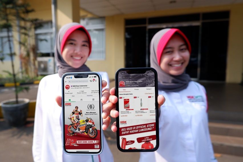 NGK Busi Indonesia Mulai Buka Official Store di Marketplace
