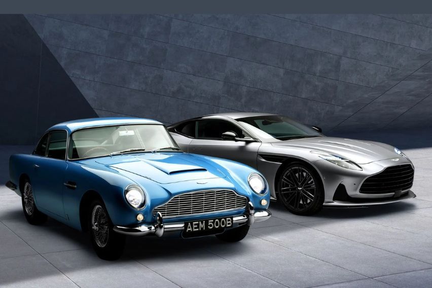 Aston Martin DB5 and DB 12