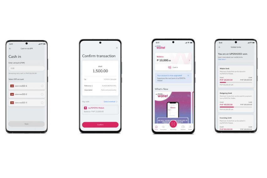 myToyota Wallet e-money