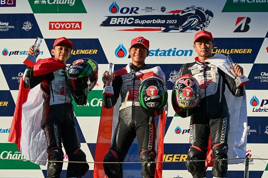 Pembalap Astra Honda Motor di Thailand Talent Cup